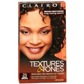Clairol Textures & Tones Hair Color, Dark Brown 2N
