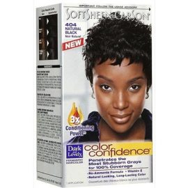Dark & Lovely Color Confidence Permanent Haircolor, 404-Natural Black