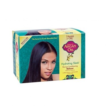 Hawaiian Silky Argan Oil Hydrating Sleek No Lye Relaxer - Regular