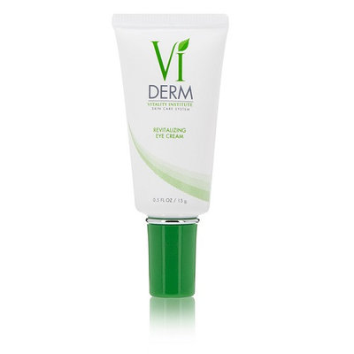 VI Derm Revitalizing Eye Cream is a peptide-rich anti-aging formulation to reduce the appearance of puffy eyes, and brighten dark circles for all skin types. Age is just a number. If your eyes look bright and awake, who cares what year you were born in? VI Derm Revitalizing Eye Cream is designed to rejuvenate the delicate skin around your eyes so that you look like you discovered the fountain of youth. Its protein-rich formula reduces the appearance of puffy eyes, minimizes fine lines like crows feet and even lightens dark circles. We know that many anti-aging eye treatments make similar claims, but this cream is packed with innovative peptide technology that actually works with your skin cells. The result is genuinely more youthful and glowing skin around your eyes that brighten and lighten your overall appearance. Key Ingredients: •Eyeseryl® Tetrapeptide-5: reduces the appearance of puffy eyes •Syn-Coll®: Tripeptide-3: reduces the appearance of wrinkles and firms the skin •Haloxyl™ Tetrapeptide-7: reduces pigment responsible for dark circles under the eyes •Hyaluronic Acid: retains moisture to plump the skin Ideal for these Concerns: Puffiness, Aging Skin, Dark Circles Ideal for these Skin Types: Oily Skin, Dry Skin, Combination Skin, Normal Skin, Sensitive Skin, Acne-Prone Skin, Mature Skin