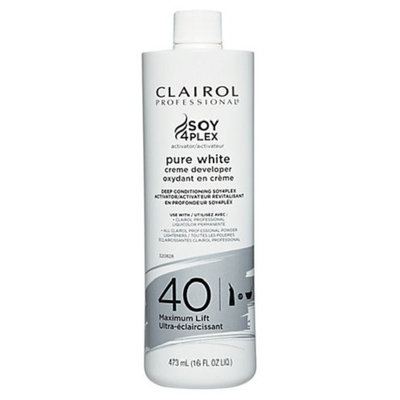 Clairol Pure White 40 Volume Creme Developer.