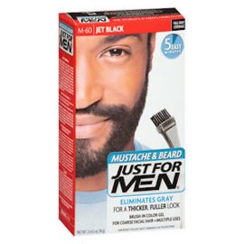 Mustache, Beard & Sideburns Hair Color Gel – Jet Black