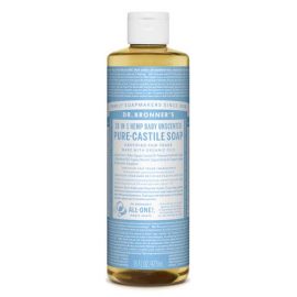 Dr. Bronners Hemp Baby Unscented Soap 16oz
