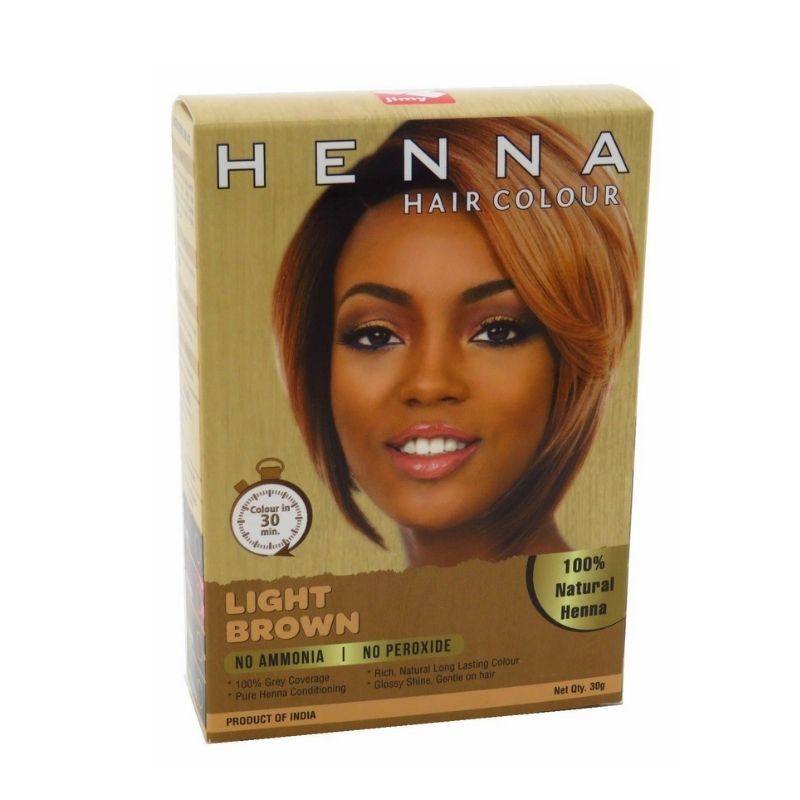 Henna Hair Color Light Brown | Jannysbeauty