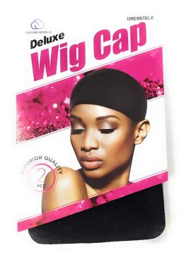 Dream Deluxe Wig Cap Black 2pcs