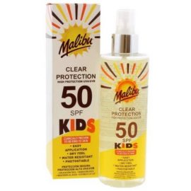 Malibu Kids Clear Protection Sunscreen Spray Spf50 – 250ml